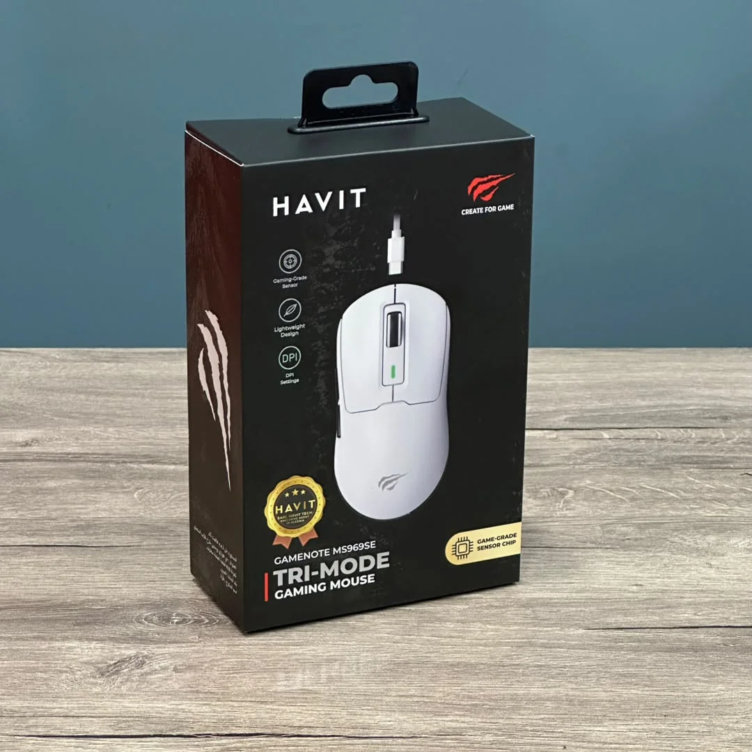 MOUSE GAMING HAVIT MS969SE WIRELESS WHITE